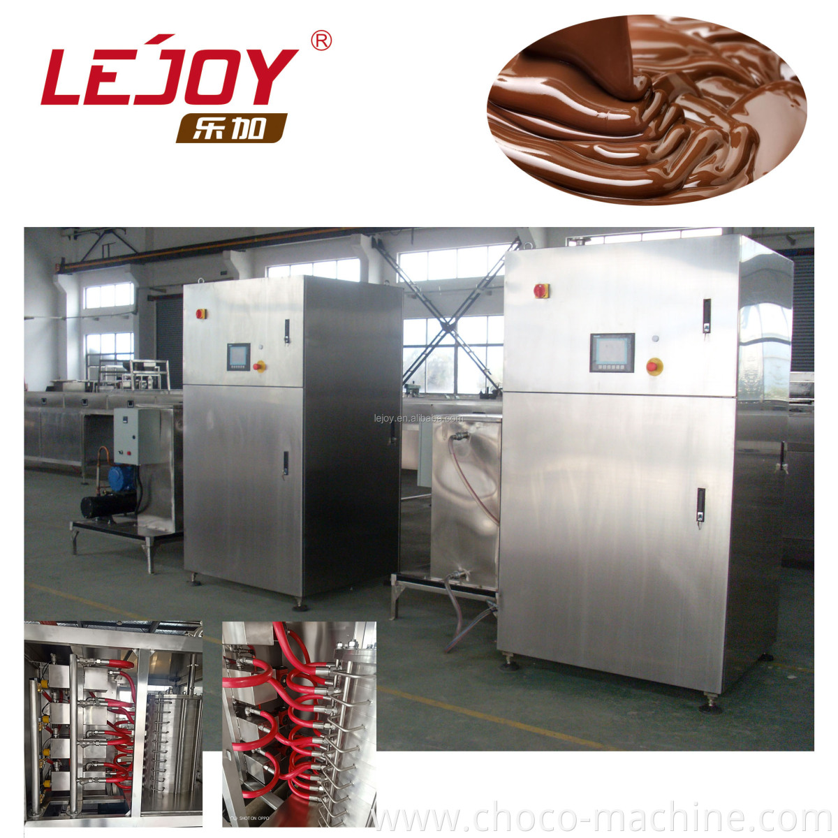 Fully Automatic New Design Big Capacity Chocolate Machine for Tempering